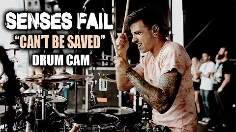 Senses Fail | Can't Be Saved | Drum Cam (LIVE)