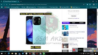 Tecno BF7 pop 7 Pro Scatter Official Firmware #firmware #flashfile