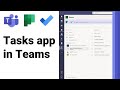 How to use Tasks in Microsoft Teams (To Do and Planner)