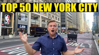 50 BEST THINGS To Do in NEW YORK CITY