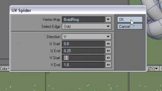 UV Spider Tutorial in NewTek's LightWave 3D