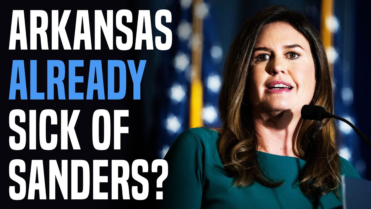 Sarah Huckabee Sanders lowest approval rating in 20 years YouTube