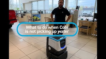 What To Do if Cobi 18, the Robotic Scrubber, is Streaking or Not Picking Up Water