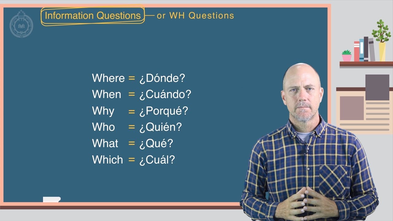 Grammar Lesson: INFORMATION QUESTIONS - YouTube