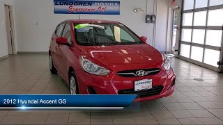 2012 Hyundai Accent GS Worcester  Putnam, CT  Framingham  Fitchburg  Boston