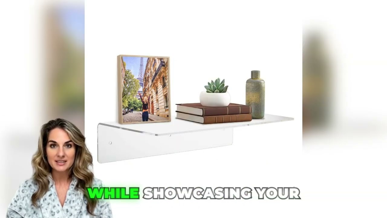 Clear Acrylic Floating Shelf