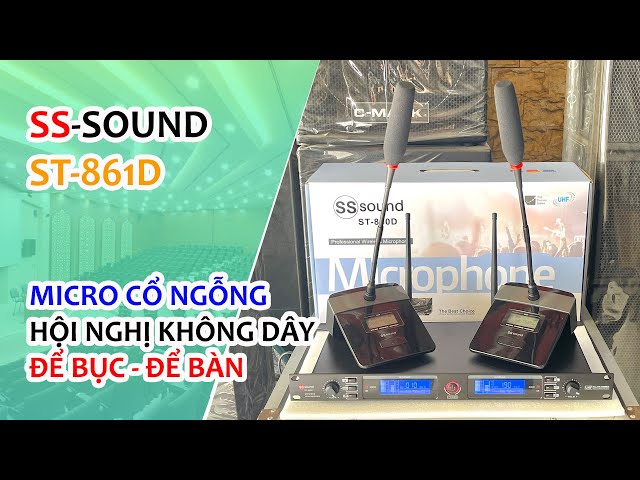 Micro Cổ Ngỗng Hội Nghị Không Dây Cao Cấp // SS-SOUND ST-861D