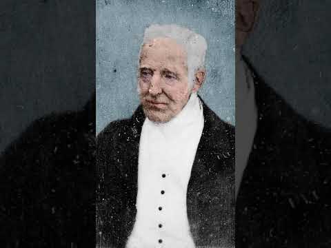 Rare Duke of Wellington Photo in Color! Colorization Timelapse