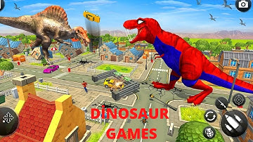 Dinosaur Rampage Simulator Android Gameplay Best Dino Games