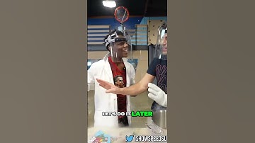 Speed & Mark Rober stream highlight!!  #lmao #markrober #ishowspeed #funny #science