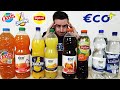 Je teste tous les sodas eco  ice tea oasis orangina