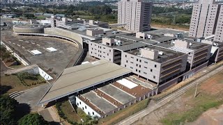 Drone mostra o Centro Administrativo de Taguatinga, Estádio Serejão, Pesque Pague Taguatinga