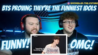 BTS proving theyre the FUNNIEST IDOLS | BTS Funny Moments | Reaction