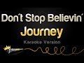 Journey  dont stop believin karaoke version