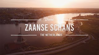 Zaanse Schans at Sunset 4K