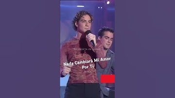 Thumbnail of David Bisbal Nada Cambiará Mi Amor Por Ti Siempre Sentirás Que te #talent #davidbisbal