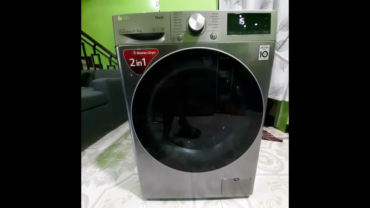 LG washer and dryer combo 100 tuyo ang damit. LG FV1409D4V YouTube
