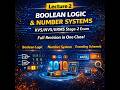 KVS/NVS/ERMS  Stgage-2  Boolean Logic, Number System &amp; Encoding Schemes | Complete Lecture |