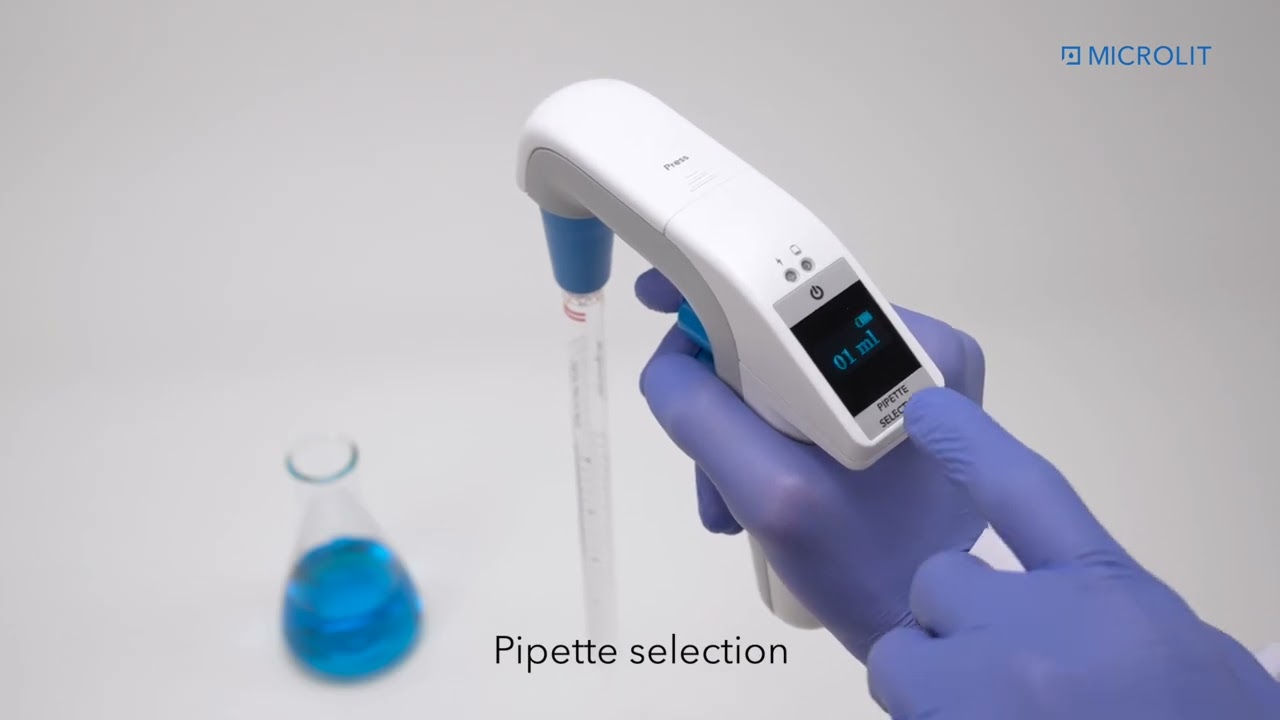 Microlit EASYAID | Electronic Pipette Filler with Force Touch