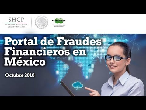 Sigue en VIVO La conferencia “Portal de fraudes financieros en México”