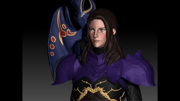 3D SCULPTING FINAL FANTASY XIV CHARACTER ON ZBRUSH