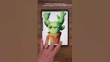 Procreate Tips #8: Gestures/Shortcuts in Procreate!  #shorts