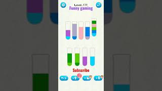 water sort puzzle game level 171 Numpuz #shorts #funnygaming