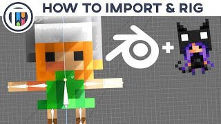 How to Import & Rig a MagicaVoxel Character in Blender 2.8