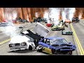 Massive Spike Strip Pileup Crashes #34 – BeamNG Drive | CrashBoomPunk