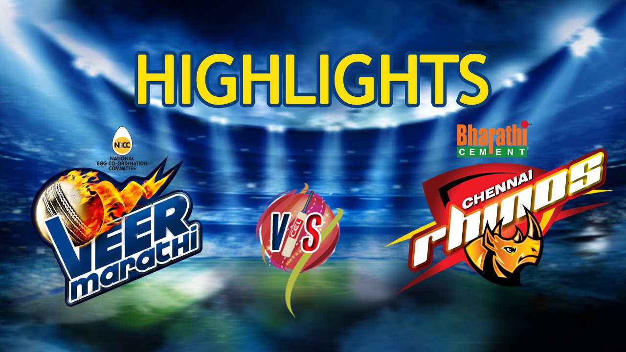 CCL 5 Chennai Rhinos Vs Veer Marathi Highlights