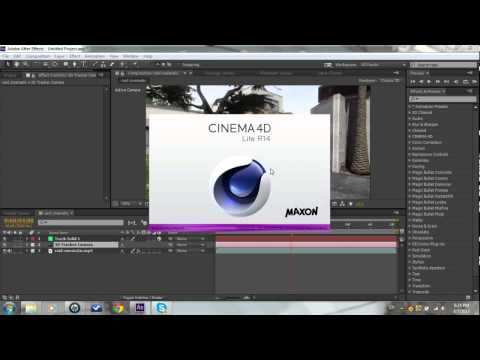 Adobe After Effects CC 3d Motion track tut! [No Boujou!]  FIRST TIME