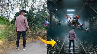 A Big Rats Creative Tutorial / PicsArt Tutorial / Photo Manipulation / Photoshop Manipulation