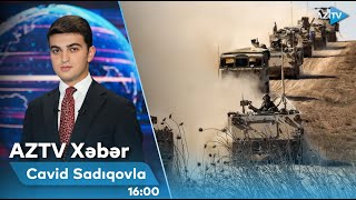 Cavid Sadıqovla AZTV XƏBƏR (16:00) | 29.05.2024