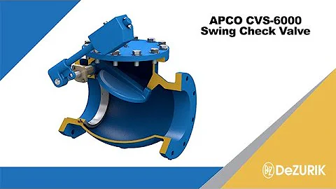 DeZURIK APCO CVS-6000 Swing Check Valve