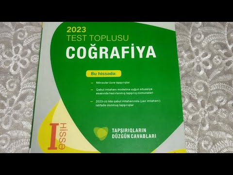 Coğrafiya DİM - 2023. Cavabları Test toplusu