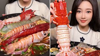 ASMR SEAFOOD JUMBO SHRIMP MUKBANG (EATING SOUNDS) EATING SHOW