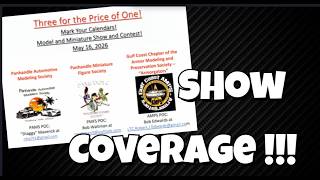 Model Car, Armor & Figure Show Coverage From the 3 For 1 Show in Milton, Fl.