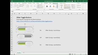 Famous Awesome 2021 Animated Excel Slider Toggle Buttons Profile