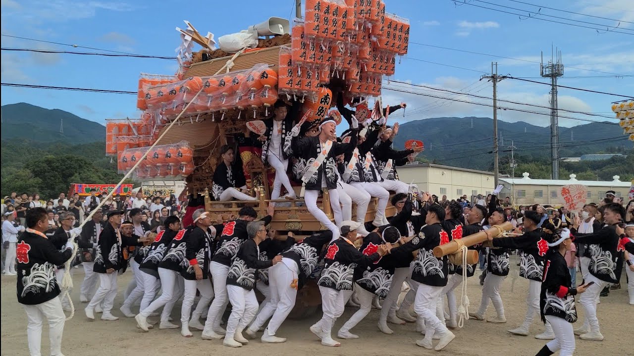 令和7年　南別井だんじり　宮出