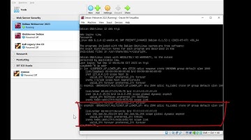 Setting up network with Debian