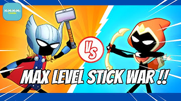 MAX LEVEL Stickman !! | Merge Master: Stick war Legacy Part 2 !!