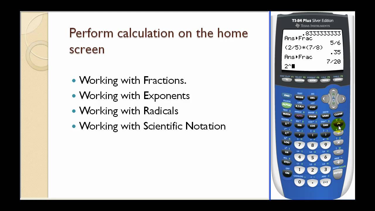 graphing calculator presentation