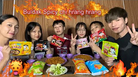 Buldak Spicy Noodles chi hrang hrang kan lo ei🤤🔥🥵 Kan vaiin kan lo lang leh thei ta🤩
