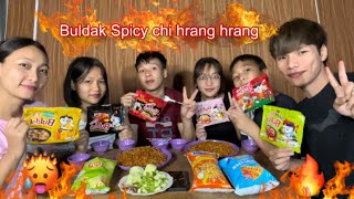 Buldak Spicy Noodles chi hrang hrang kan lo ei🤤🔥🥵 Kan vaiin kan lo lang leh thei ta🤩