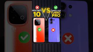 OPPO K13 TURBO PRO vs iQOO Neo 10 detailed comparison || Best gaming phone under 30000 - 40000