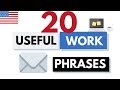 20 Useful Work E-mail Phrases (Advanced English)