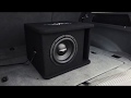 Skar audio 700 watt sdr1x8d2 single 8inch loaded subwoofer enclosure demo