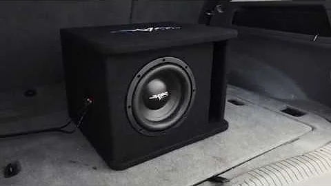 Skar Audio 700 Watt SDR-1X8D2 Single 8-inch Loaded Subwoofer Enclosure Demo!!