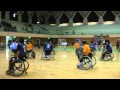 京都伏見スパローズVS和歌山WSSK１（2011車椅子ハンドボール全国大会）
