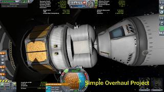 Kerbal Space Program Apollo CSM and LM Undocking-Docking Demo